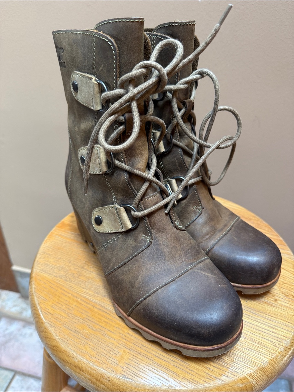 Sorel Joan of Arc Wedge Ankle Boots